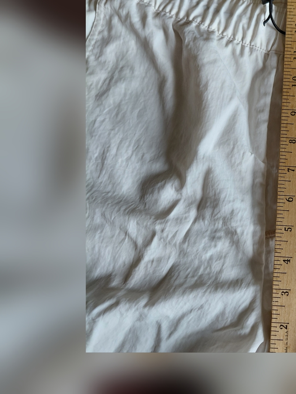 Nike Sportswear Woven Wind Pants Womens XL White Beige DM6209-030 Loose Baggy - Picture 10 of 12